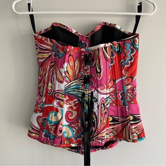 Alivila. Y Fashion Womens Fashion Bustier Floral Multicolored Size S - Picture 2 of 7